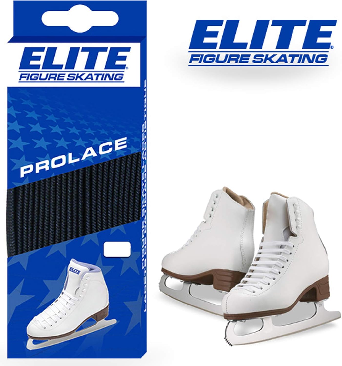 Elite Figure Skating, Figure Skate Laces, One Pair of Pro Lace Non-Waxed Laces (Size/Color Choice) : Sports & Outdoors