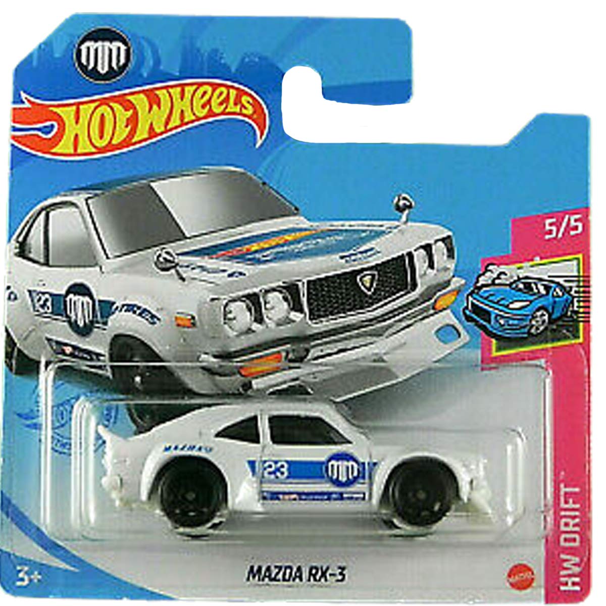 Hot wheels Mazda RX-3 HW Drift 5/5 2021 (137/250) Short Card