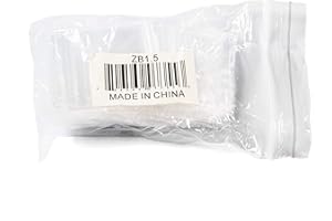 SE ZB15 1.5-Inch X1.5-Inch 2 Mil Self Locking Bag, Single Zipper, 100 -Piece in A Bag