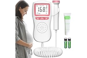 19 ACRES Fetal Monitor for Pregnancy,Fetal Doppler，fetal Monitor Heartbeat,fetal Monitor, Baby Heartbeat Monitor Pregnancy.