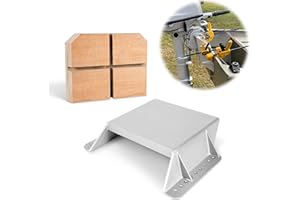 MJ-1-DP Mini Jack Plate for Outboard Motors Up to 35 HP, Adjustable Jack Plate for Jon Boat Engines, 4" Setback & 3" Lift, Ca