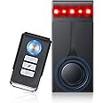 108dB Car Alarm System, Vehicle Anti-Theft Vibration Sensor Alarm & Red Light, Wireless Remote Anti Theft Car Device with Magnetic Install Design for Car, Truck (Upgrade 4.0)