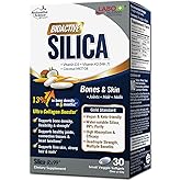 LABO Nutrition Bioactive Silica | Vegan Support for Strong Joint, Bones & Healthy Collagen Production, Glowing Skin, Strong Hair & Nails | 99% Purity Rice-Derived Silica Supplement, 30 Vegan Softgel