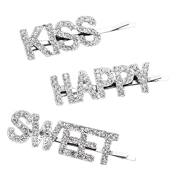 Amazon Com 3pcs Set Women Girls Minimalist One Word Hairpin