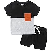 Babymine Toddler Boy Clothes Long Short Sleeve Sweatshirt and Pants Playwear Outfits