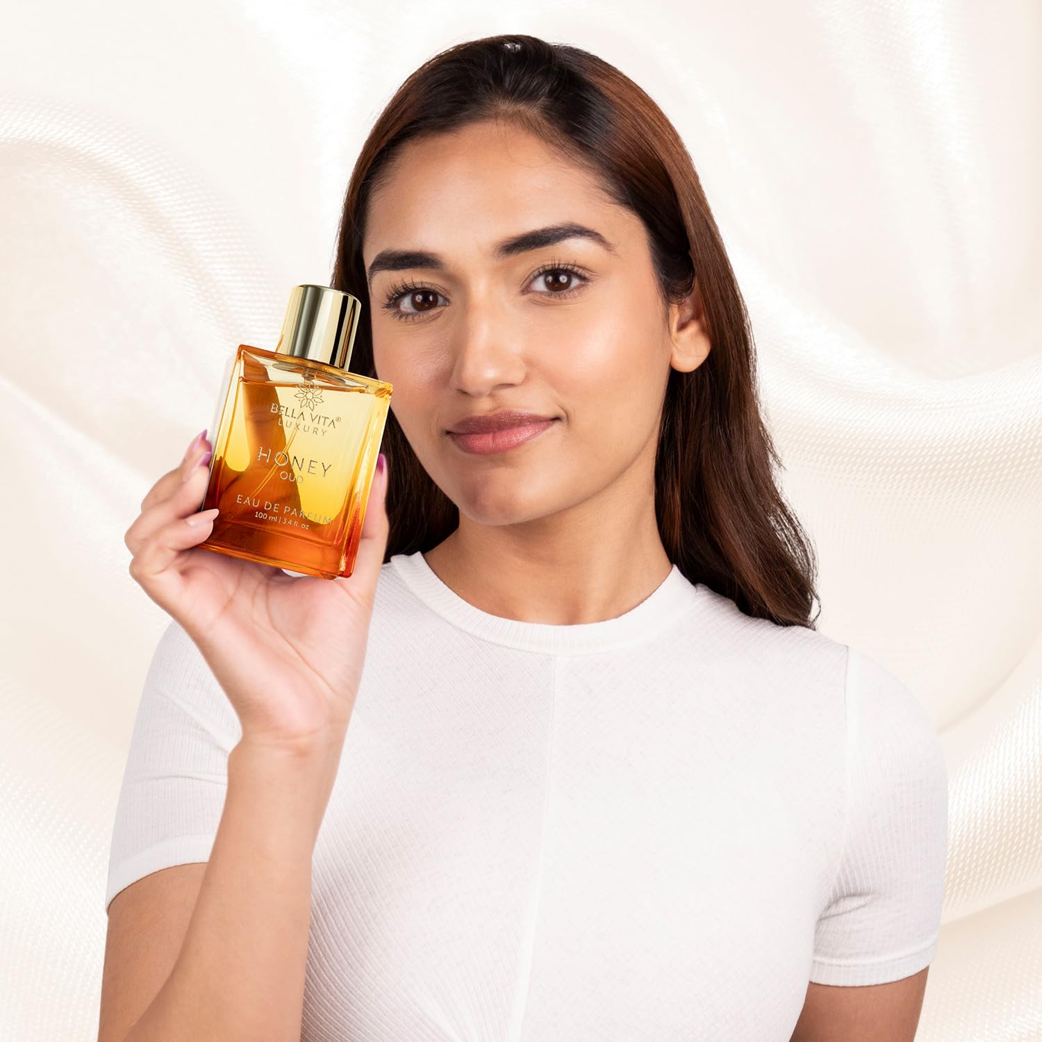 BellaVita Luxury Honey Oud Eau de Parfum (3.4 fl. oz.) | Patchouli, Vanilla, Bergamot, Floral & Spicy + Made with Clean & Vegan Essentials Oils + Cruelty Free | Long-Lasting Unisex Fragrance