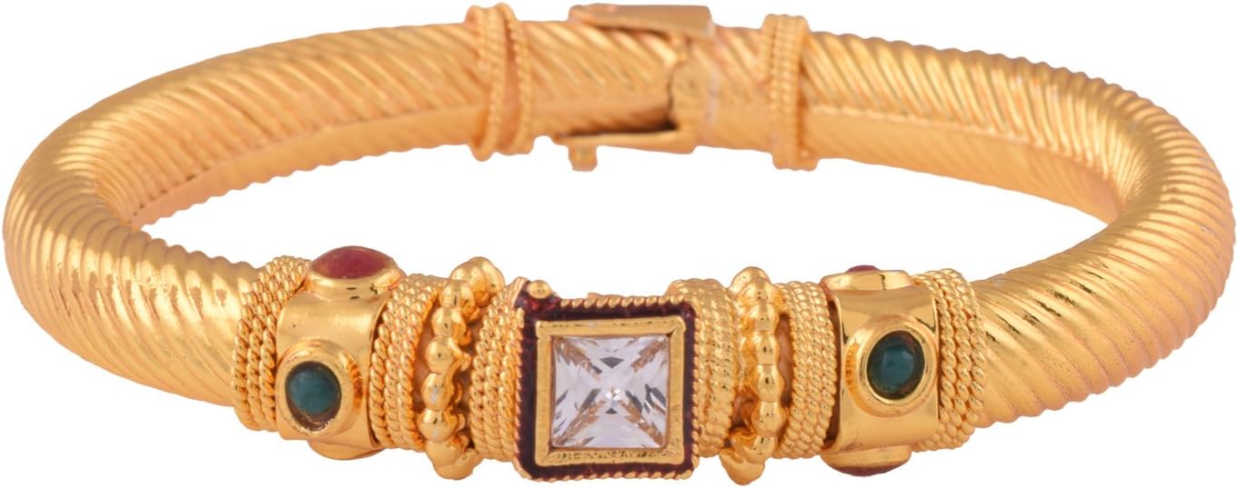 Ganapathy Gems 1 Gram Gold Plated Bangle for Women