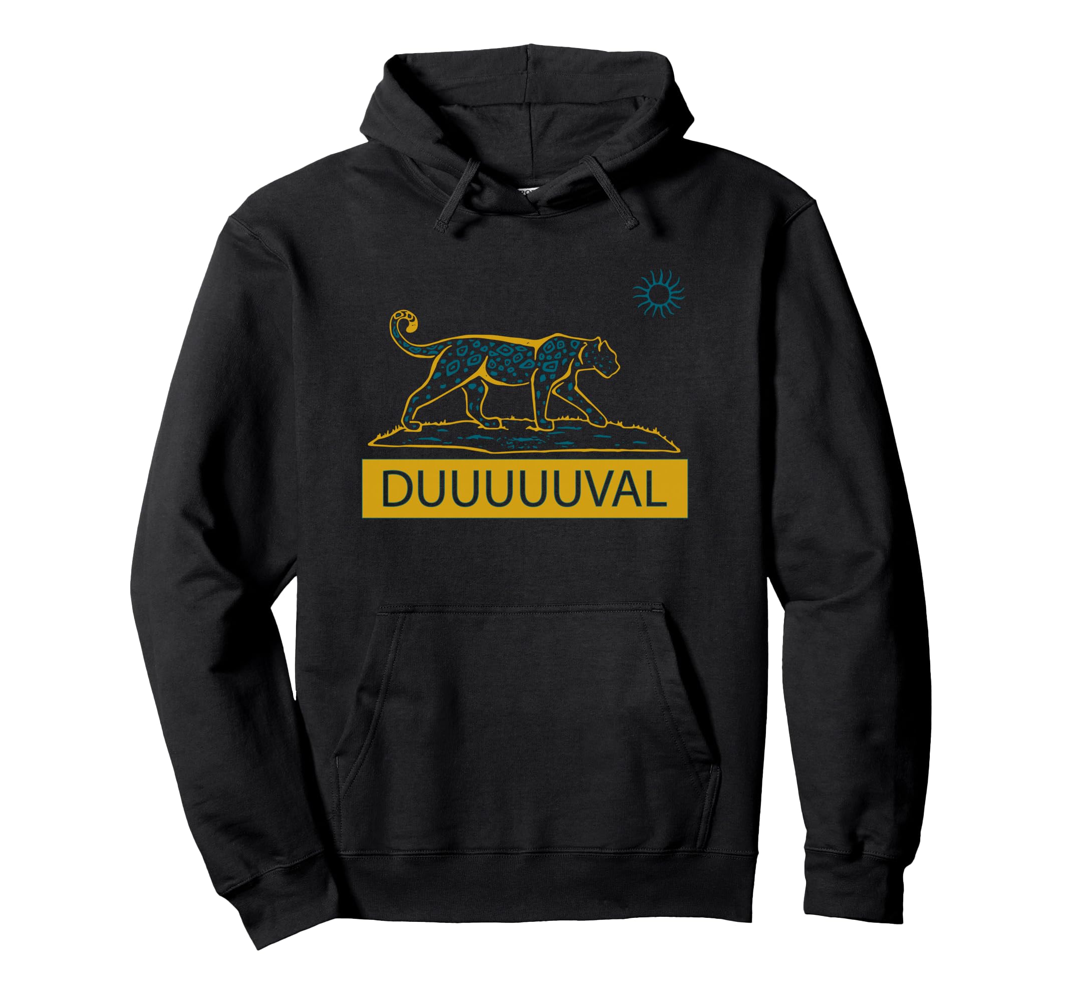 Photo 1 of ********SIMILAR MODEL****** Hand Drawn Duval Jaguar Big Cat Sacksonville Hoodie Pullover Hoodie