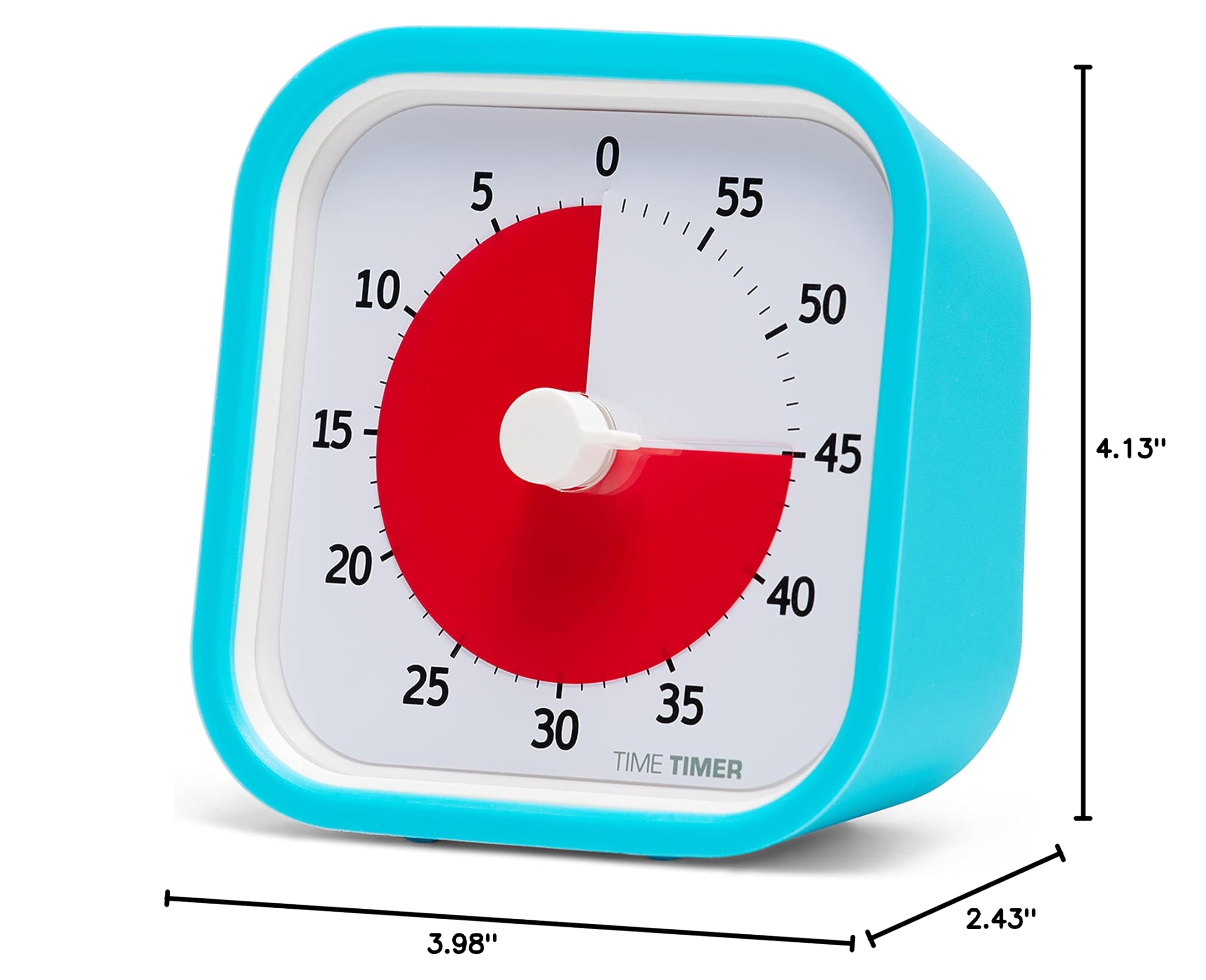 TIME TIMER 60 Minute MOD Education Edition ⁠— Visual Timer with Desktop Software for Kids Classroom Learning, Teachers Desk Clock, Study Tool and Office Meetings with Silent Operation (Sky Blue)