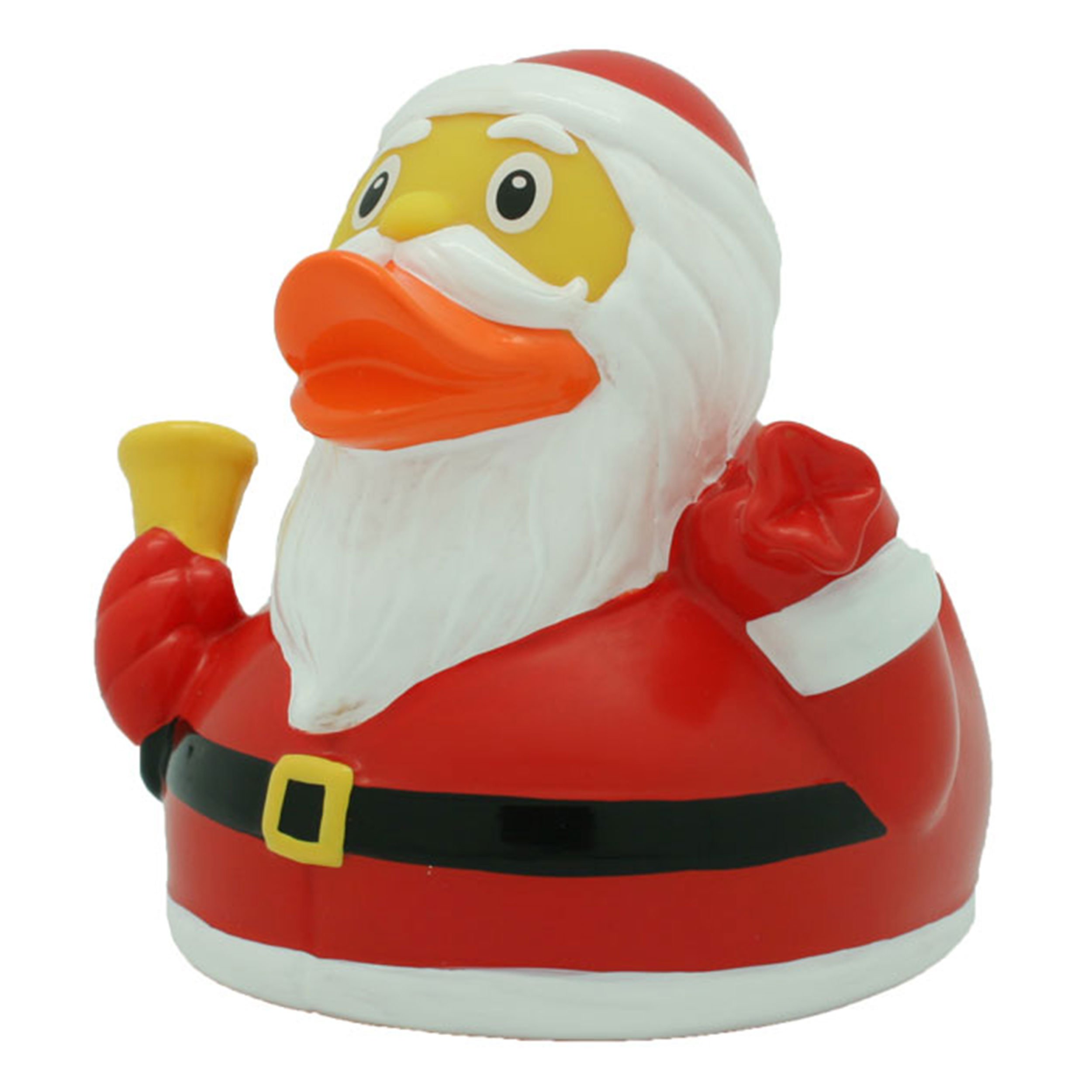 Lilalu 8.5 cm Santa Duck Toy (Multi-Colour)