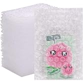 200Pack Bubble Out Bags Pouches 4"x 6" Bubble Pouches Cushioning Packaging Bags, Double Walled Cushioning Bags Thickening Shockproof Foam Bags for Moving, Shipping, and Storage