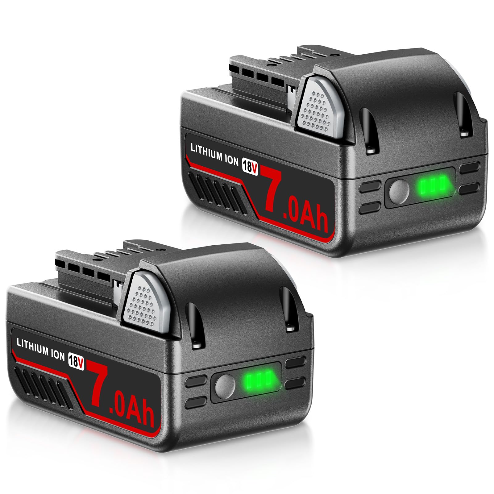 Photo 1 of 2 Pack 18V 7.0Ah 48-11-1840 Replacement for Milwaukee Cordless Power Tools Compatible with Milwaukee Lithium Battery 48-11-1850 48-11-1812 48-11-1828 48-11-1820 48-11-1860