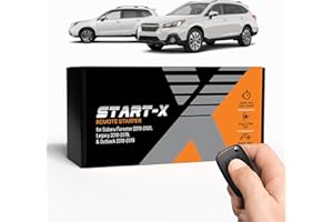 Start-X Remote Starter Kit for Subaru Forester (2019, 2020, 2021), Legacy (2018-2019), and Outback (2018-2019) Vehicles | Push-to-Start Ignition | Plug N Play Install | Zero Wire Splicing