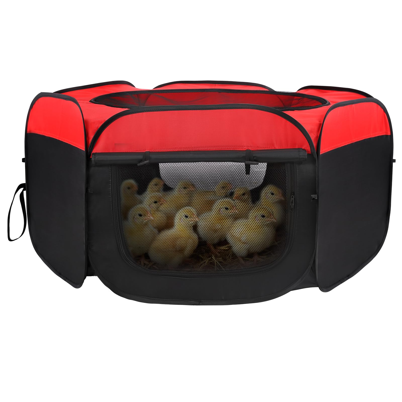 Photo 1 of FAMIROSA Brooder Box for Chicks Starter Kit, Pop up Chicken Brooders, Collapsible Baby Chicken Brooder Supplies, Breathable Brooding Box/Pen/Playpen/Pet Cage/Tent for Duck, Quail, Rabbits