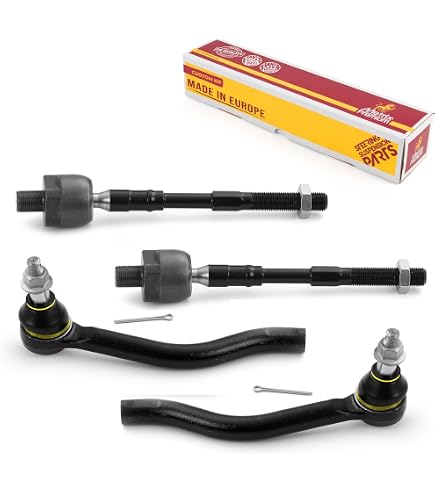 AM Autoparts 10-Piece Front Steering & Suspension Kit For Buick, Chevy, Pontiac, Saturn (2005-08) – Control Arms, Tie Rods, Sway Bar Links