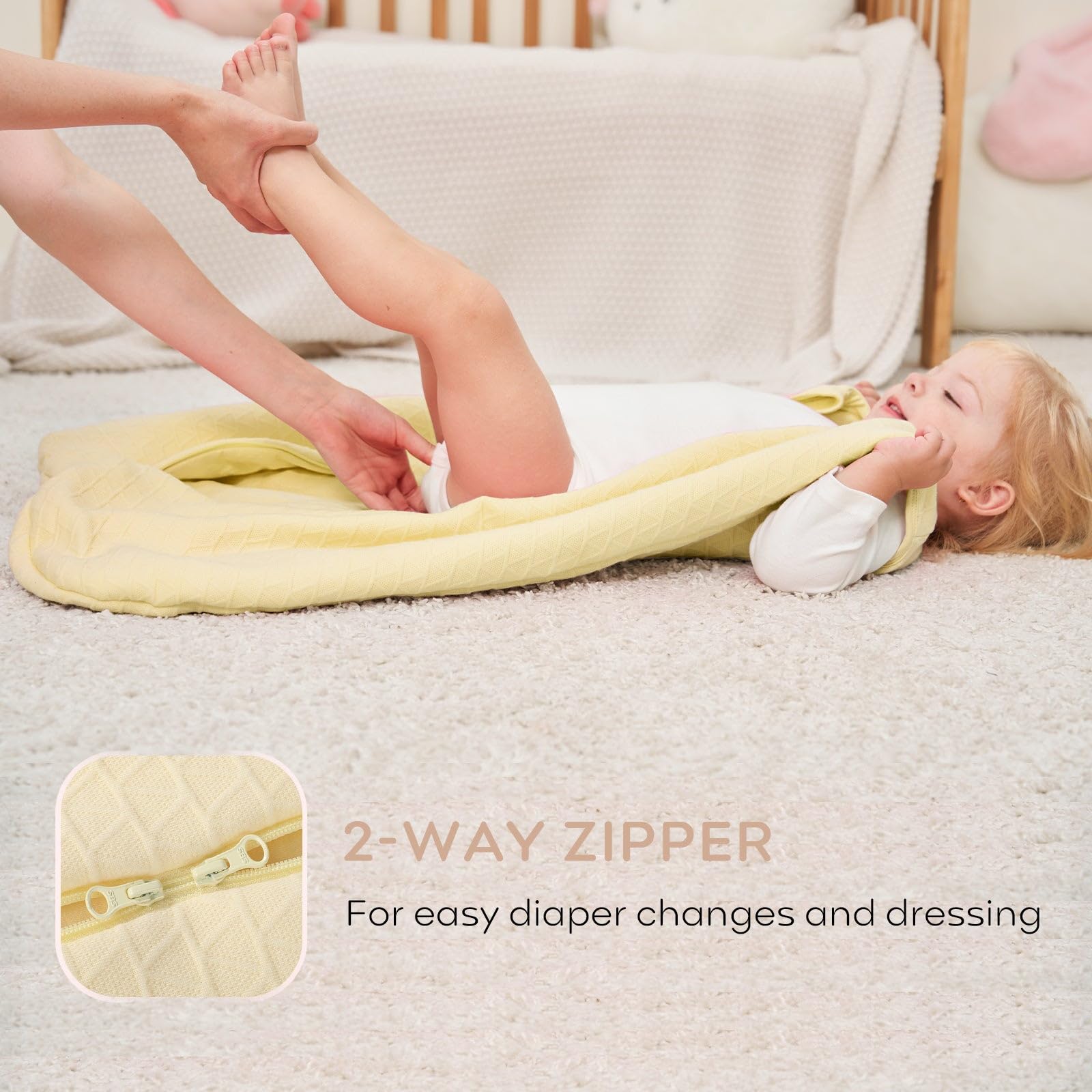 Yoofoss Baby Sleep Sack 1824 Months, 2.0 TOG Baby Wearable Blanket