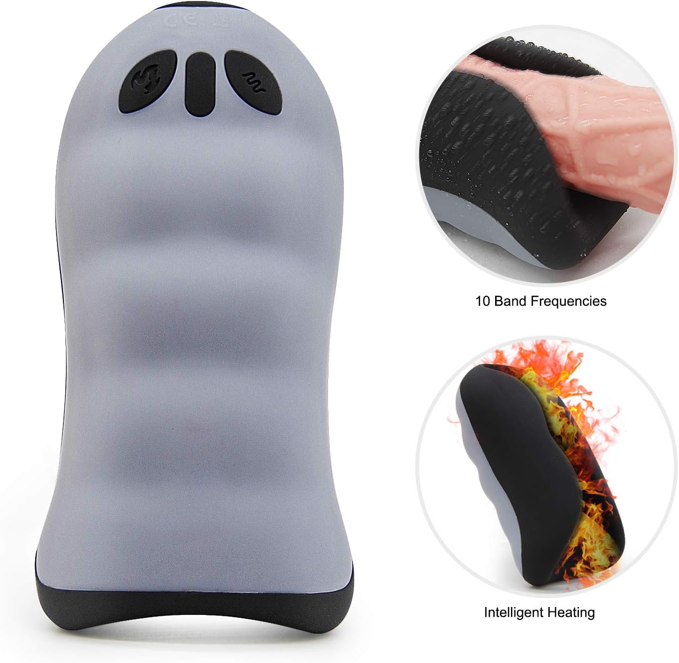 Male Massage Kit Handsfree Speeds Thrustíńg Vibration Massage Vacuum Pump Tool, Men's Licking Pennis Sucking Toys Men's Device for Boyfriend Husband Sexy Underwear for Him XXJJ