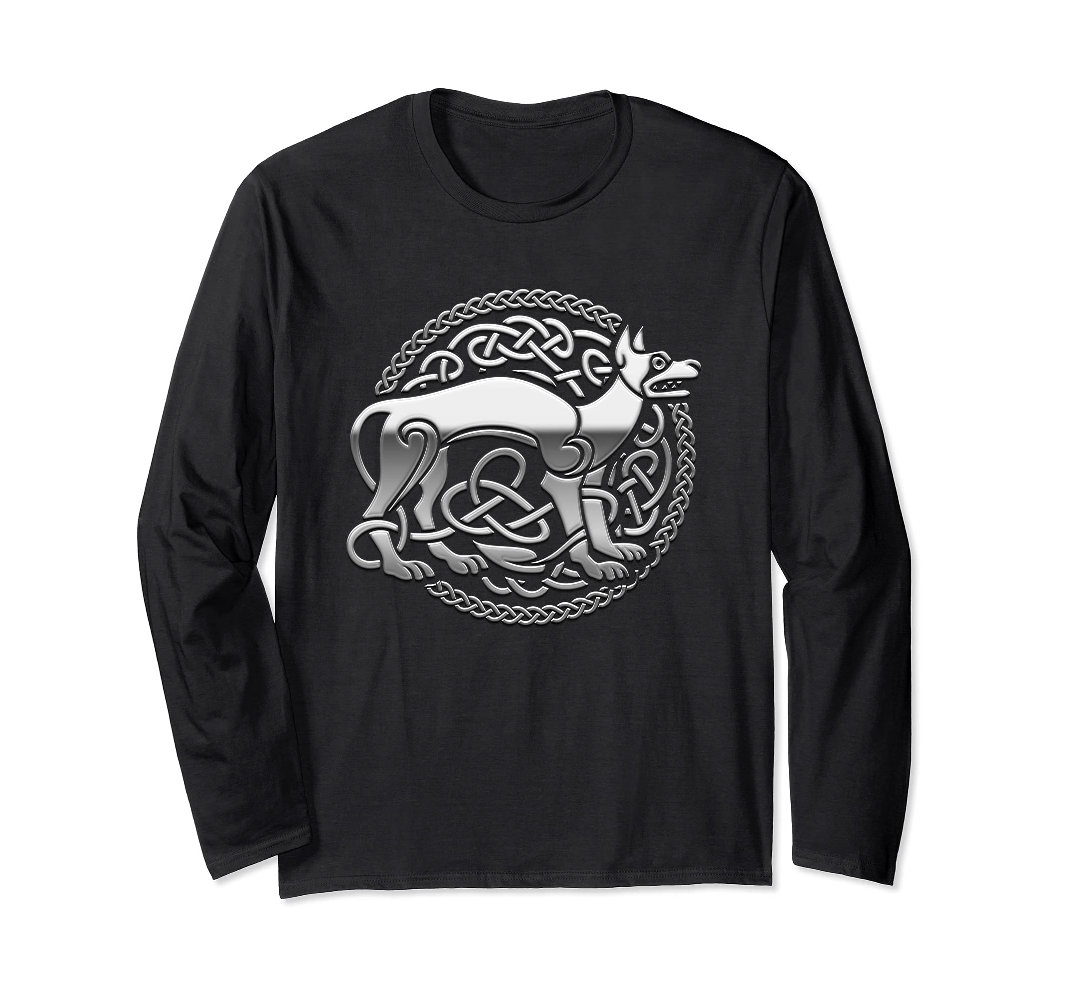 Celtic Ireland Design Ornament Dog - Cool Original Celtic Long Sleeve T-Shirt