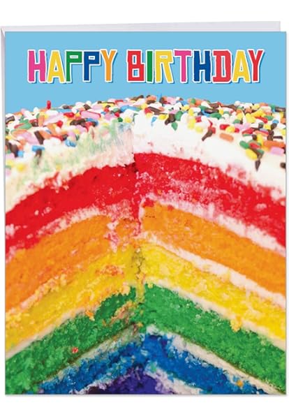 Amazon Com Large Birthday Greeting Card With Envelope 8 5 X 11