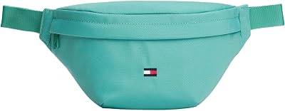 Bambini Unisex Marsupio Essential Bumbag con Chiusura a Clip, Turchese (Bahama Green), Taglia Unica