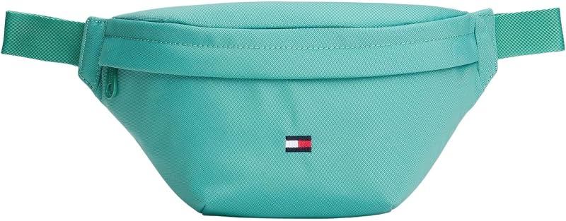 Bambini Unisex Marsupio Essential Bumbag con Chiusura a Clip, Turchese (Bahama Green), Taglia Unica