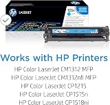 HP CB541A 125A Cyan Toner Cartridge Original LaserJet 1400 Pages Single view 2