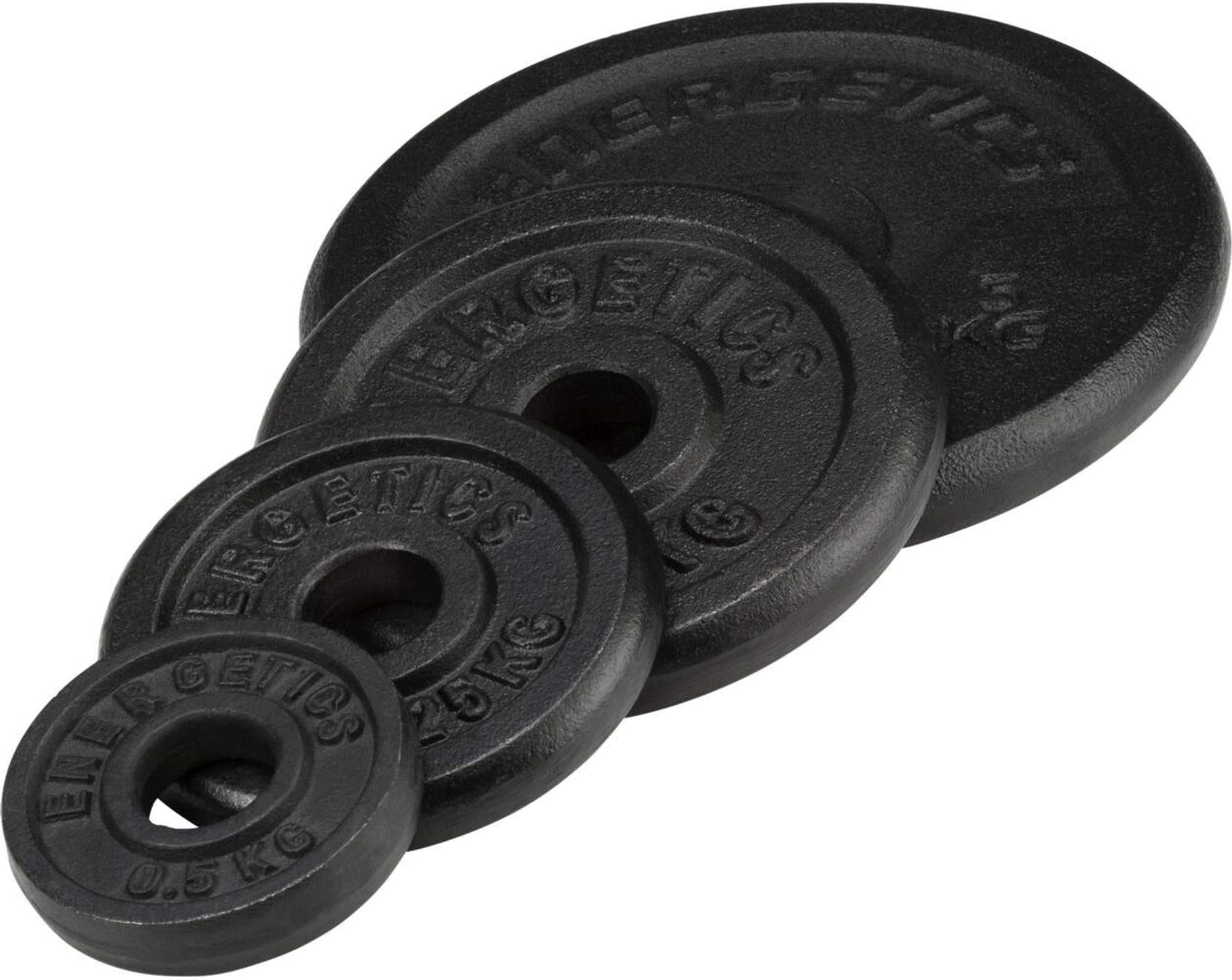 Energetics Weight Disc Cast Iron 0.5/1.25/2.5/5&nbsp;kg, Black