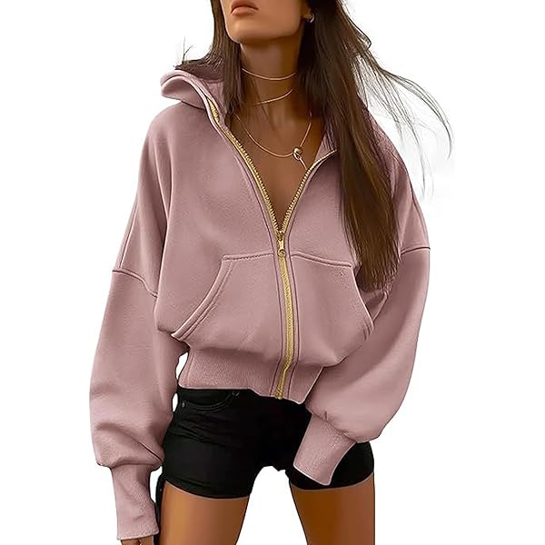 トップス Biby B.PUFF SWEATSHIRT Amazon.com: BTFBM Womens Zip Up Hoodies Long Sleeve Fashion