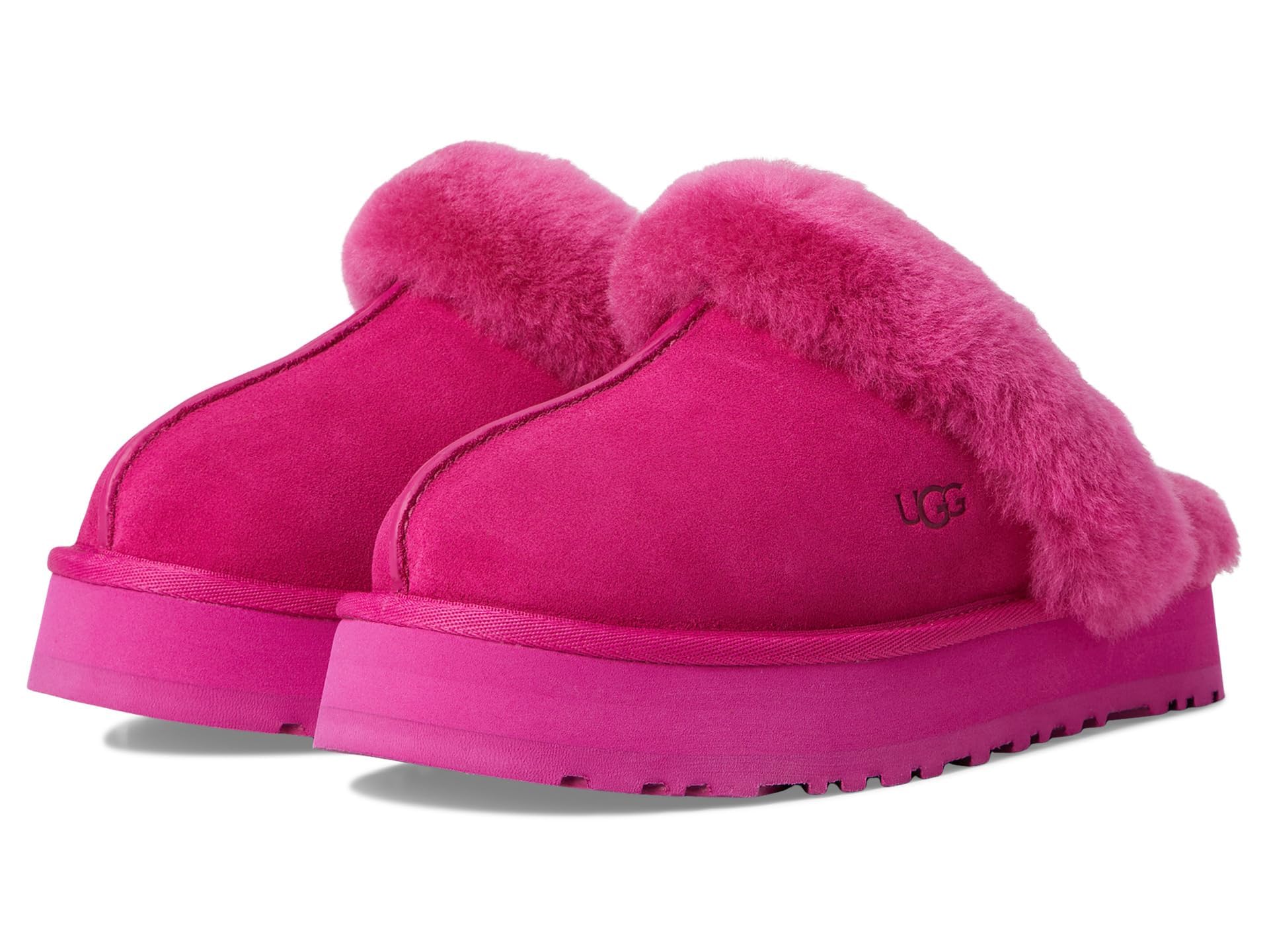 UGG Women's Disquette Slipper, Dark Peony, 6 Image