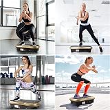 Dripex Vibration Plate Exercise Machine with Resistance Bands Gold view 7