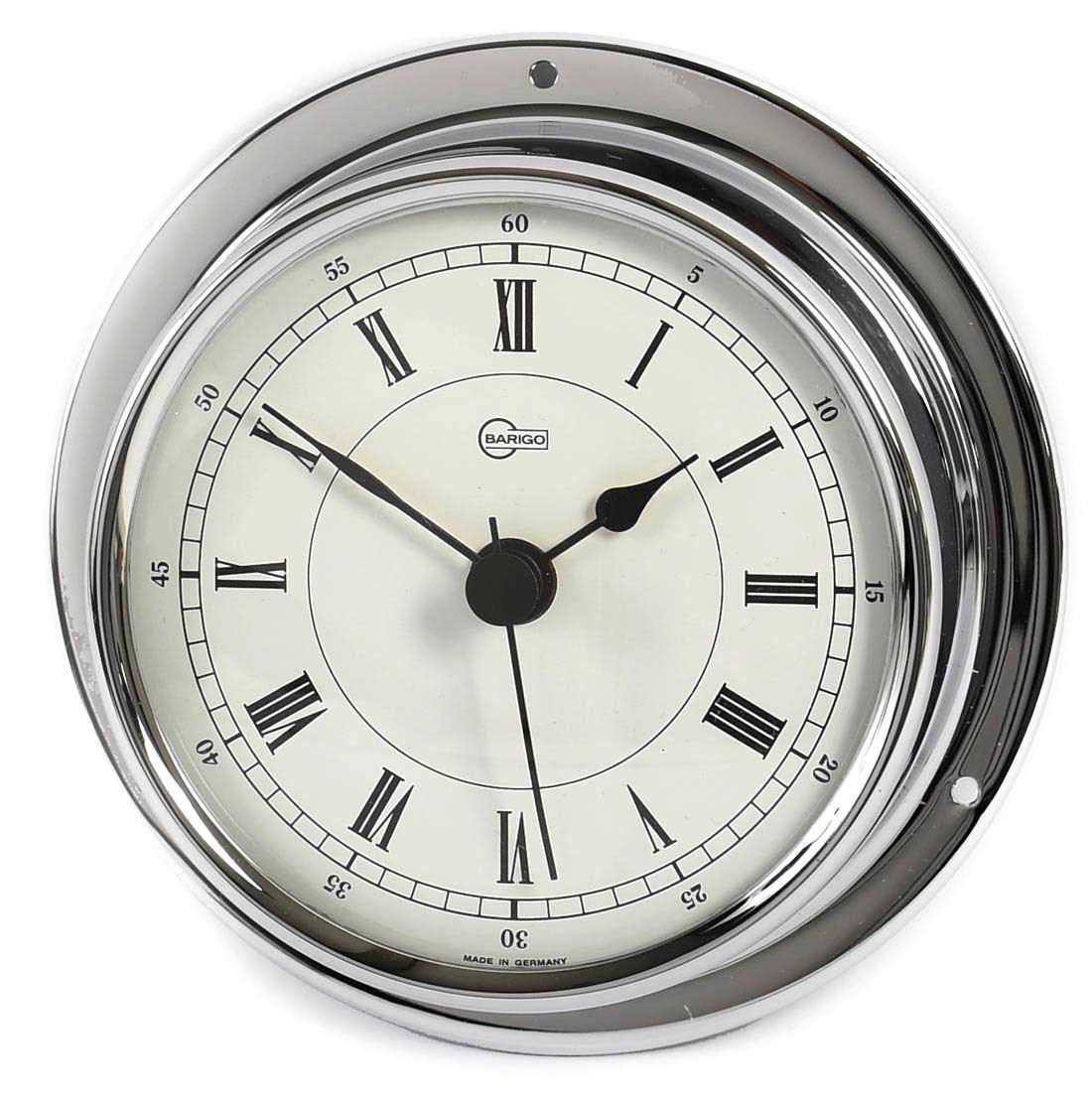 Barigo Tempo S Ships Clock chrome 88mm Amazon.co.uk Kitchen & Home