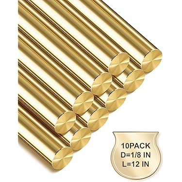 Sutemribor Diametro 28mm Brass Round Rods Bar Varillas Redo | Envío Gratis