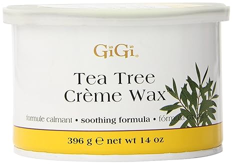 Gigi Tea Tree Cream Wax A Soothing Hair Removal Formula 396g