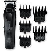 TPOB Play Professional Barber Hair Trimmer for Men 7000 RPM (Black + Softy)