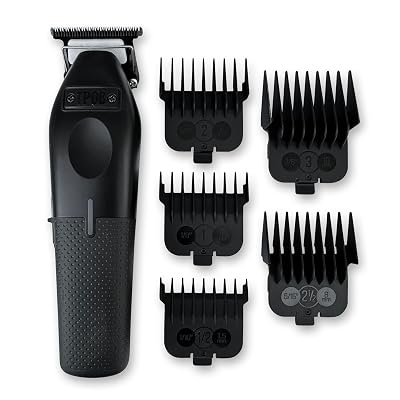TPOB Play Professional Barber Hair Trimmer for Men 7000 RPM (Black + Softy)