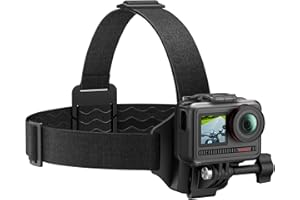 AKASO 2-in-1 Quick Release Adjustable Head Strap Mount for GoPro Hero 13/12/11/10/9/8/7/Max, DJI Osmo Action 5/4/3, AKASO, SJ