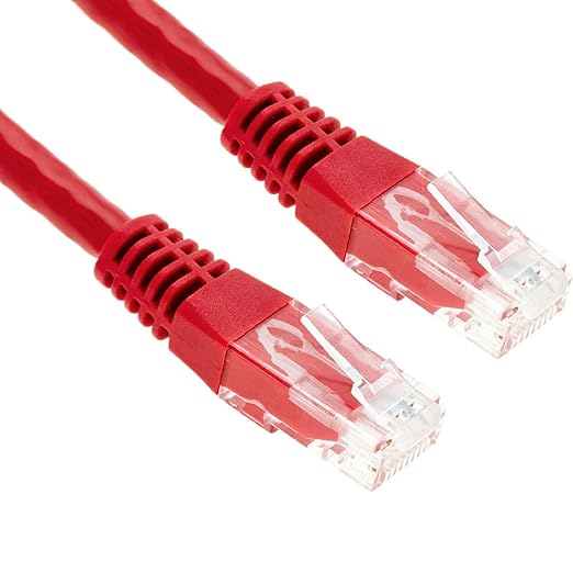 G-Shield 3m Cat5e Ethernet LAN Kabel 1000Mbps 100MHz RJ45 Patchkabel - 3 Meter Rot