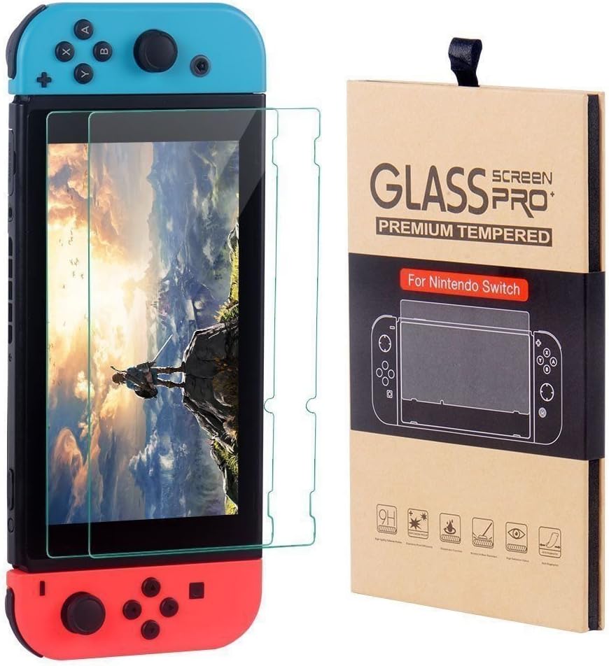 CSL-TECH Screen Protector For Nintendo Switch 2 PACK Tempered Glass Screen Protector Premium Anti Scratch Clear HD 6.2 inch Tablet: Electronics
