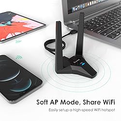 Wavlink USB 3.0 WiFi Adapter for PC, AC1300 Dual