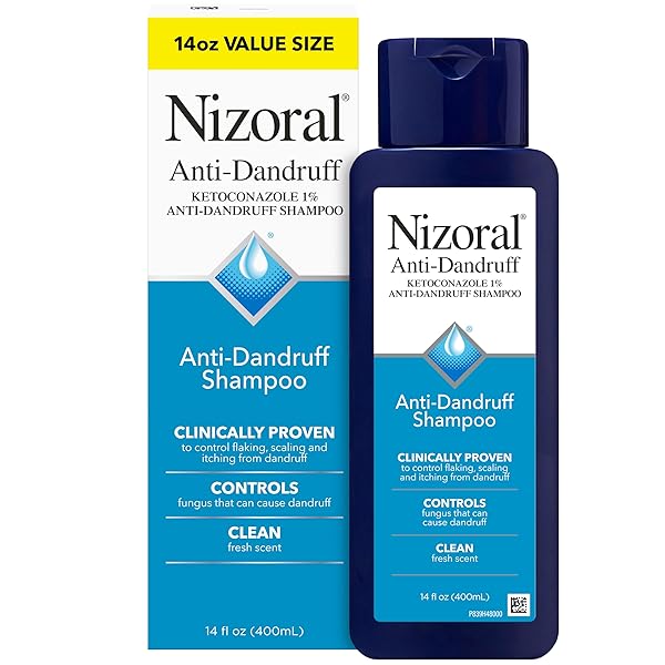 NIZORAL ANTI-DANDRUFF SHAMPOO WITH 1% KETOCONAZOLE, 14 FL...