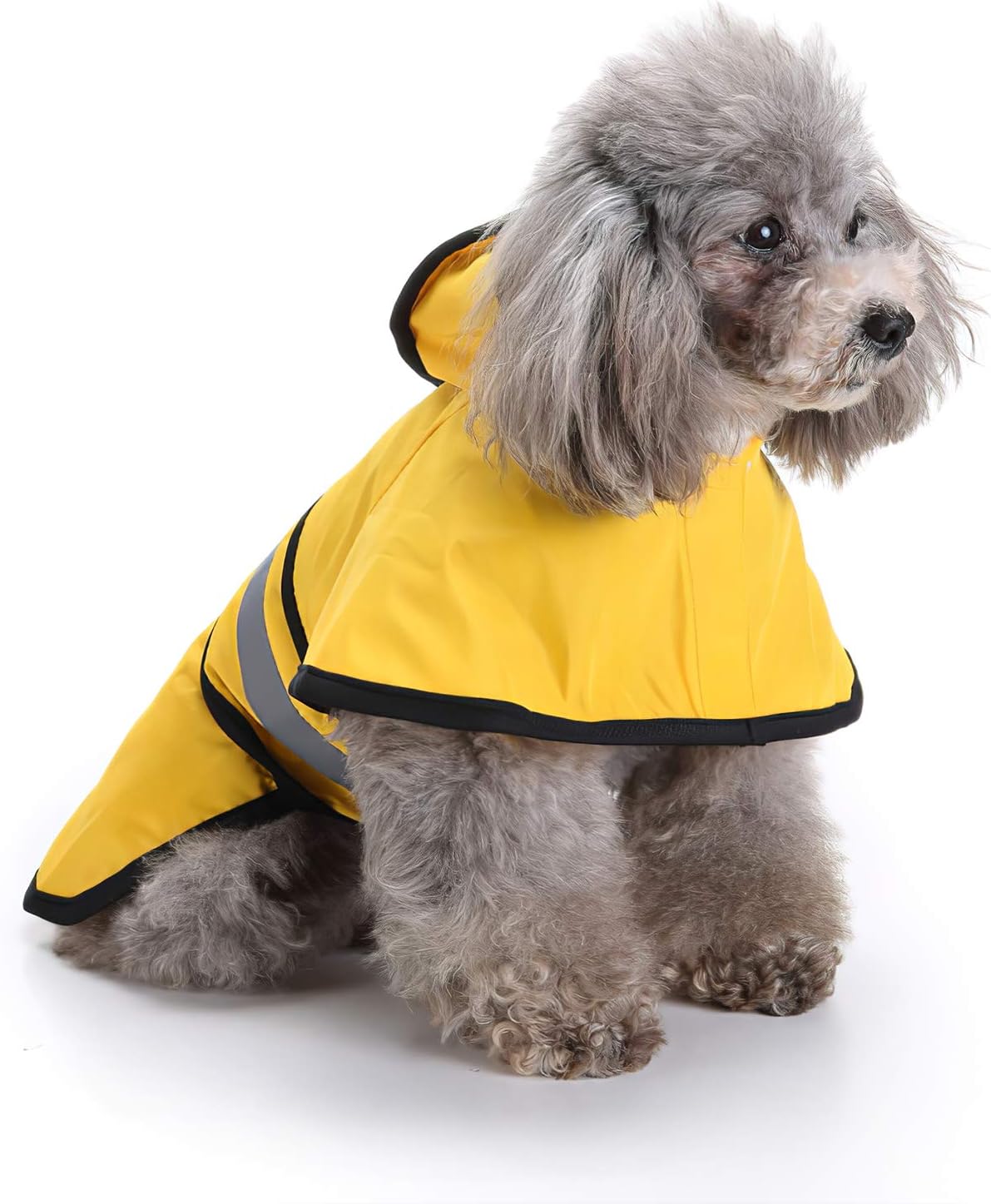 HTdirect Dog Raincoat Waterproof Coat Adjustable Lightweight Rain