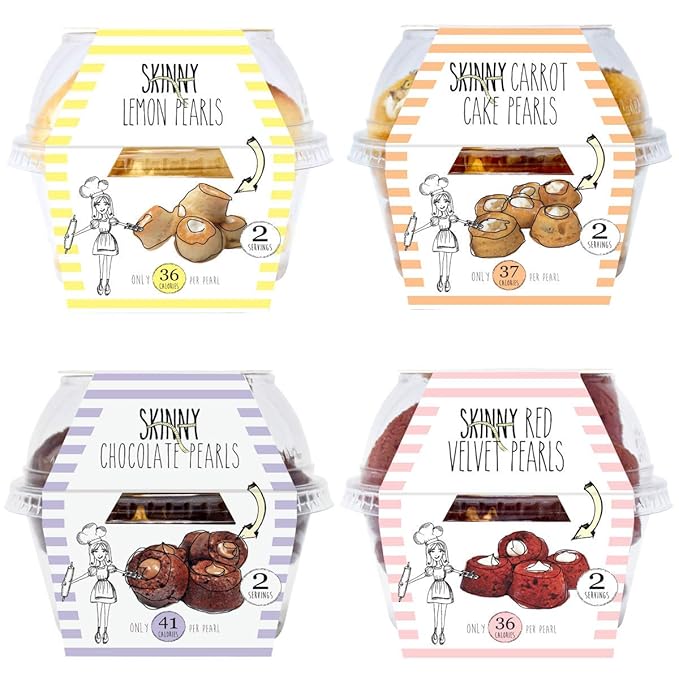 The Skinny Bakery JUST The Pearls Assortment of 14 Skinny Bakery
