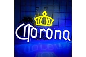 BRINEON Bar Neon Sign for Wall Decor,Premium Acrylic Beer Brand LED Light Sign With Metal Chain for Bar,Man Cave,Convenience stores,Neon Sign USB Powered With Switch,15.8 * 9.7inch(ZLD007-05)