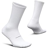 Feetures High Performance Max Cushion Classic Crew Sock for Women & Men - Moisture-Wicking Athletic Socks