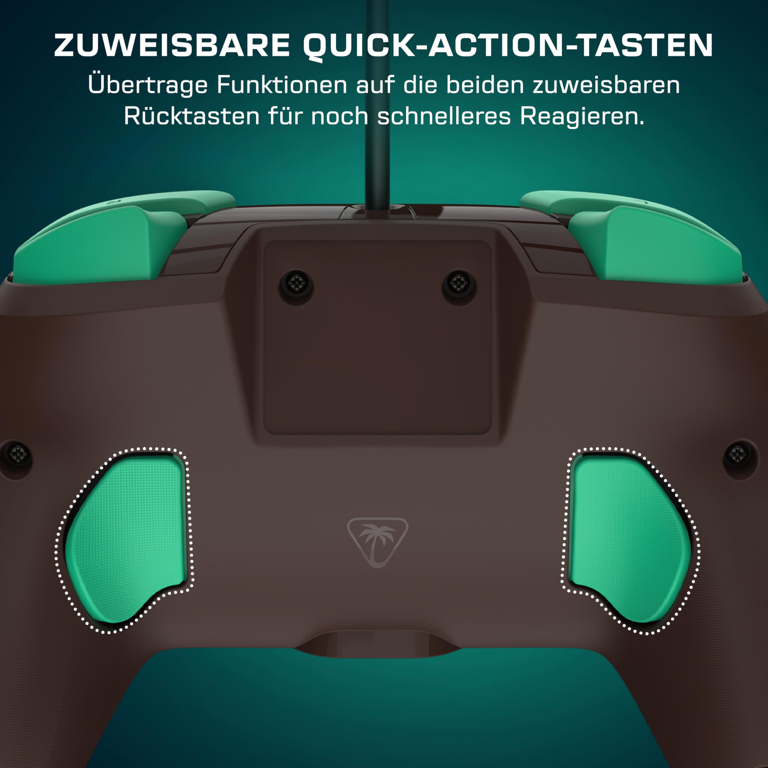 Turtle Beach Rematch Wired Gaming Controller: The Legend of Zelda - Officially Licensed for Nintendo Switch 2, Nintendo Switch, & Nintendo Switch - OLED Model, Glow-in-the-Dark, Hall-Effect 6