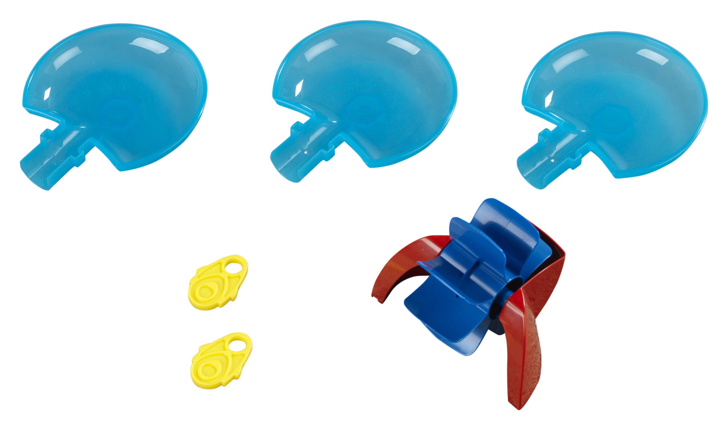 Klein Theo 2190 'Aqua Action' Cascades Set, Water Toy for Age 1-8 years, Includes 3x Cascade Basin, 1x Water Wheel, 2x Water Chute