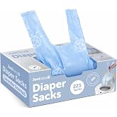 Jool Baby Diaper Disposable Bags (225 Count) - Lavender-Scented, Easy to Tie &ndash; Great for At Home &amp; On the Go