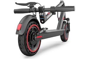 Maxshot Electric Scooter, 8.5" /10" /14" Tire, 16/19/22 Mph Top Speed, 12/16/21/27/28/49/50 Miles Long Range, Folding Escooter for Adults and Kids with Seat Bag, Dual Braking, Dual Suspension, App