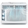 ROVSUN 5000 BTU Window Air Conditioner, Window AC Units with Mechanical Controls & Easy Install Kit, Ideal for Rooms up to 150 Square Feet, 115V/60Hz, White