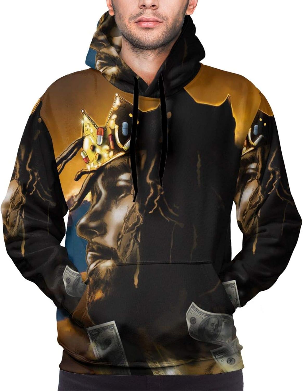 j cole colorful hoodie